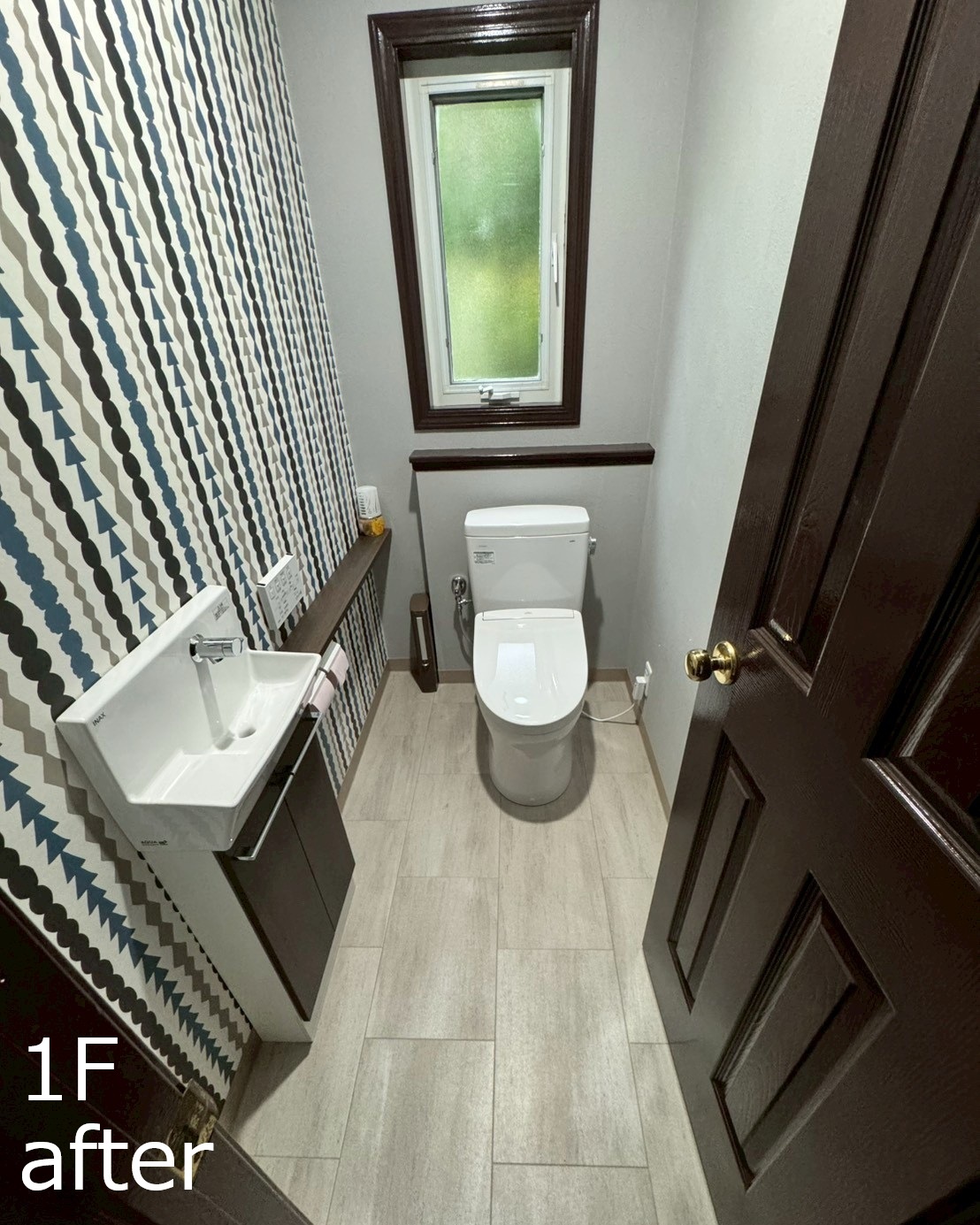トイレ改装1F&2F 入居前リフォーム 鳥取市